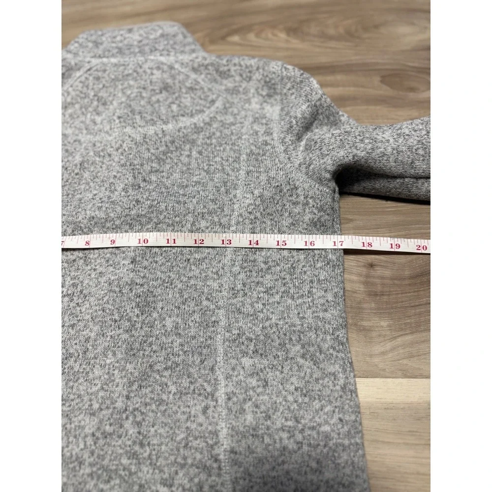 LL Bean Sweater Fleece Jacket Womens XXS Gray Full Zip Mock Neck 279684 Outdoor - Picture 7 of 9